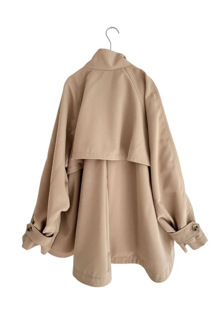 SLOBE IENA テントラインショートコート　ベージュ　美品　2024SS