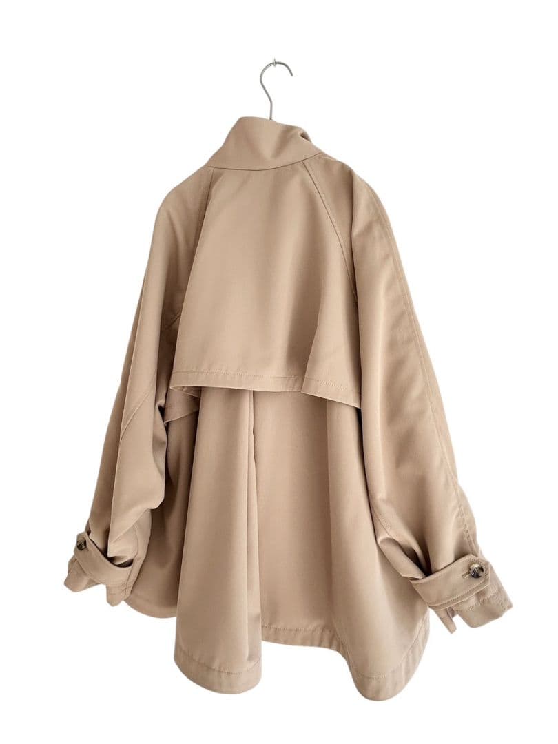 SLOBE IENA テントラインショートコート　ベージュ　美品　2024SS