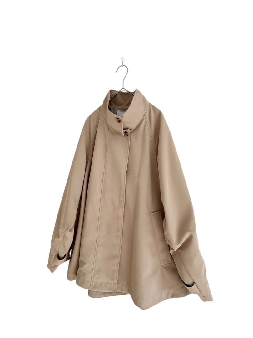 SLOBE IENA テントラインショートコート　ベージュ　美品　2024SS