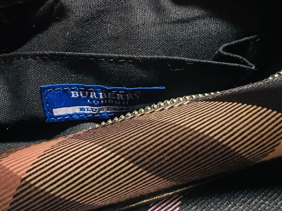 Burberryブルーレーベル　 チェック柄ショルダーバッグ
