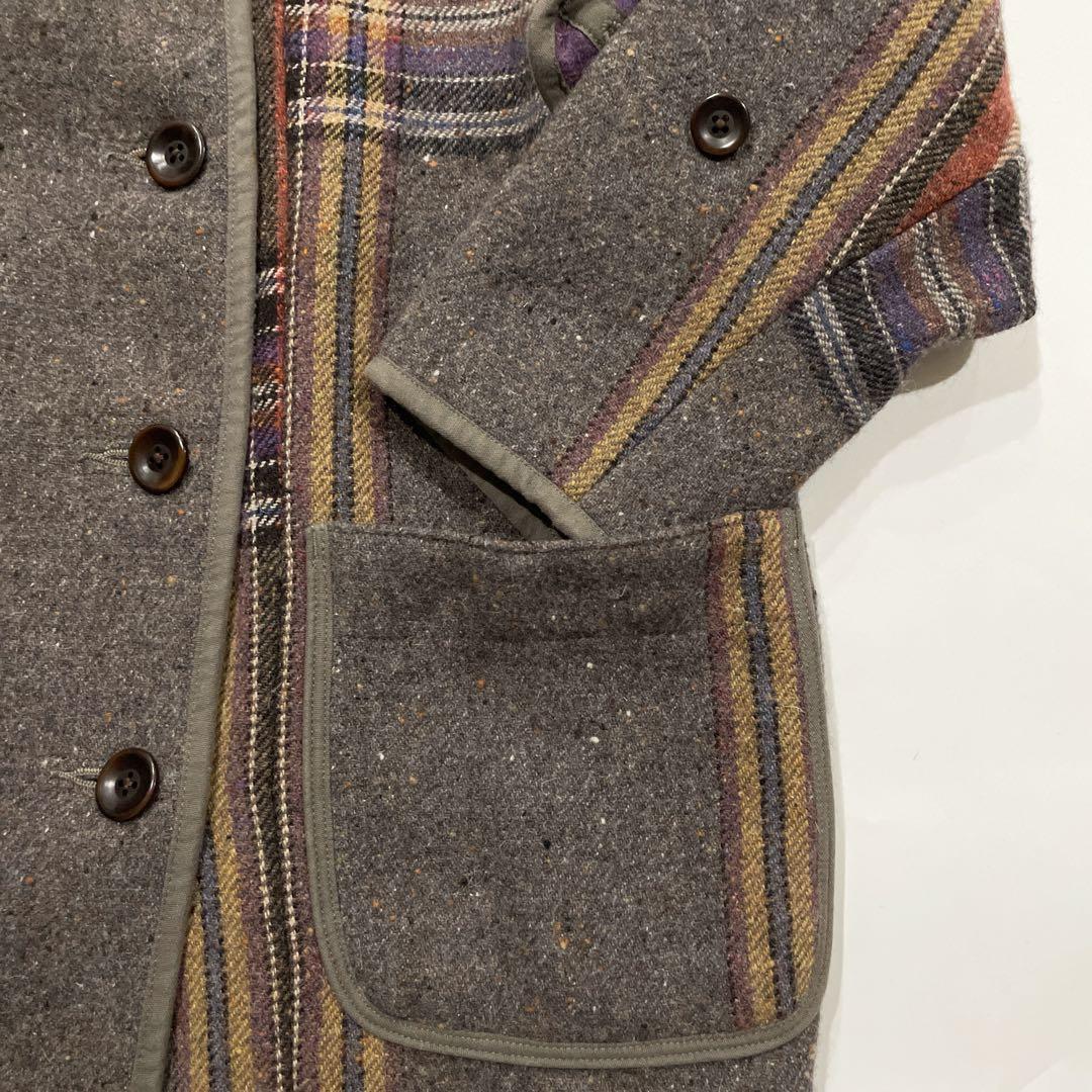 KAPITAL（キャピタル）| ウール二重織BIGチェック 女の子パフコート