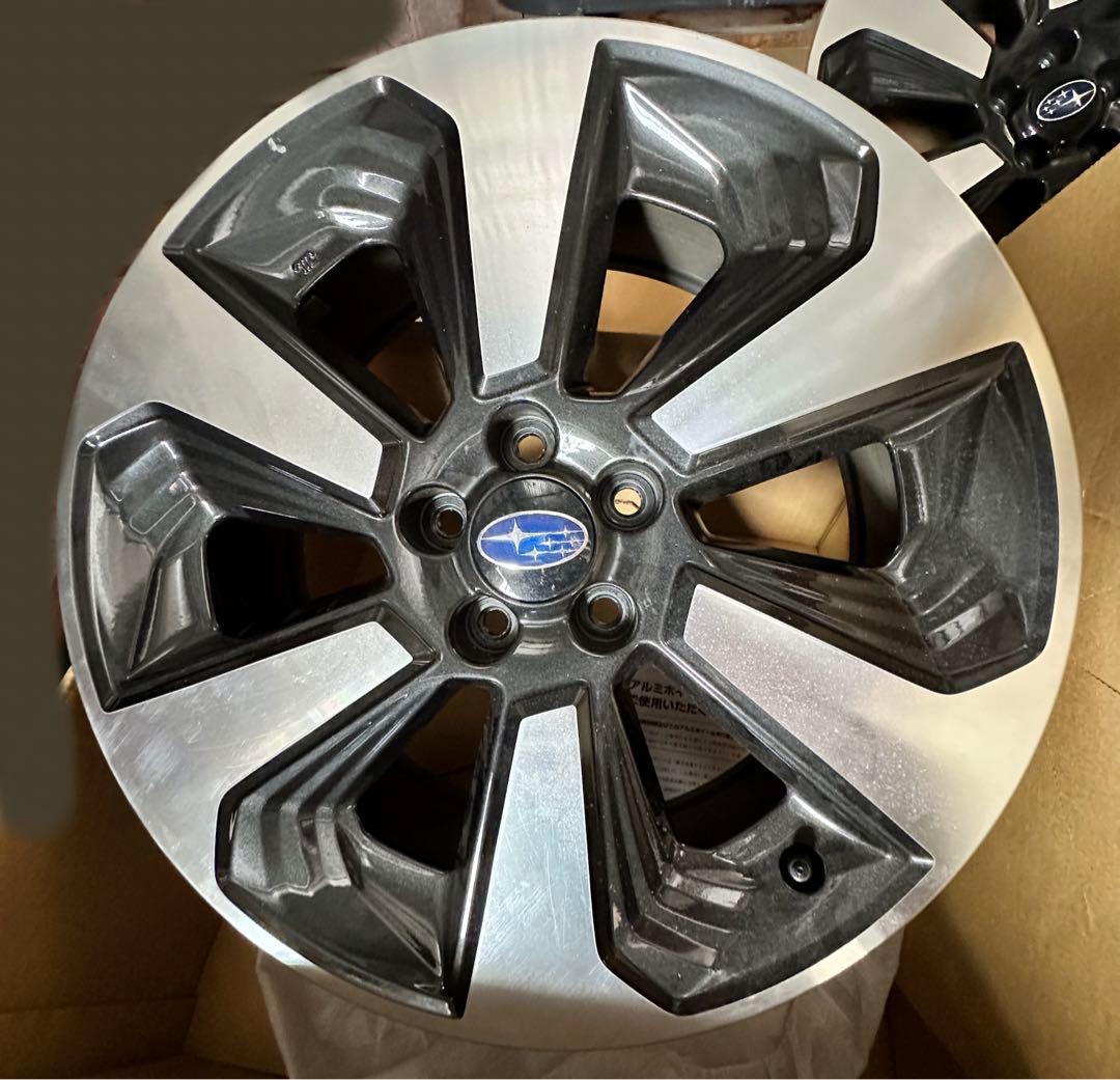 スバル フォレスター SJ系 新車外し 17インチホイールのみ4本 PCD100