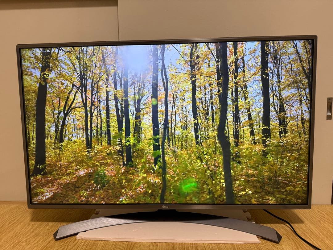 美品LG 43UJ6500 43 インチ　2017年製　⭕️ 4Kネット動画テレビ