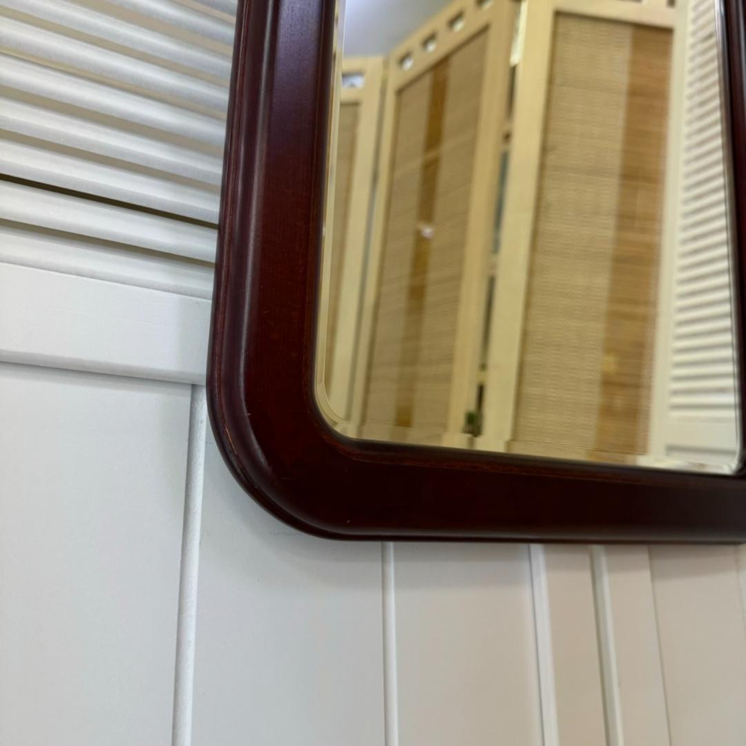 ★karimoku オールドカリモク ウォールミラーA9085 レトロ 壁掛け鏡