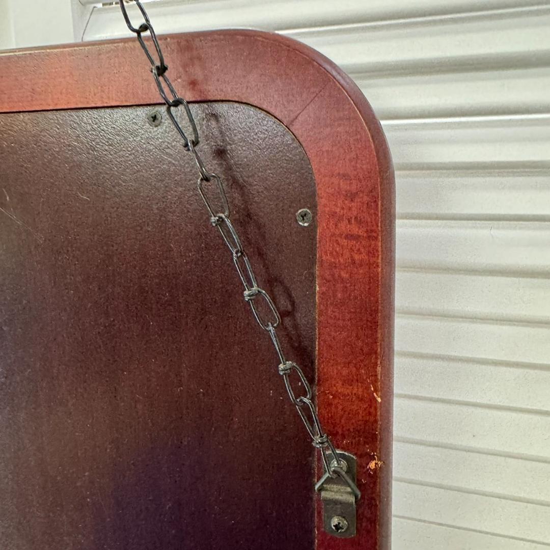 ★karimoku オールドカリモク ウォールミラーA9085 レトロ 壁掛け鏡