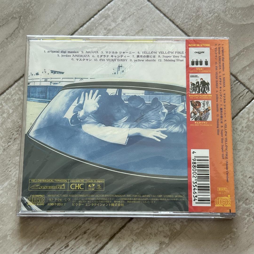 YELLOW MAGICAL TYPHOON/CASCADE：新品未開封CD