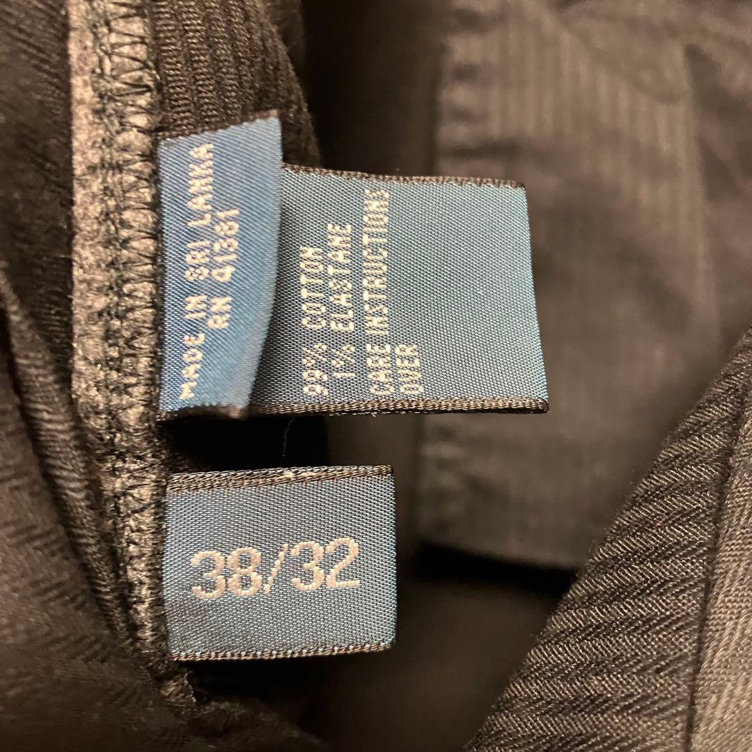 ●G23【US輸入】ラルフローレン コーデュロイパンツ ブラック系 【W38】