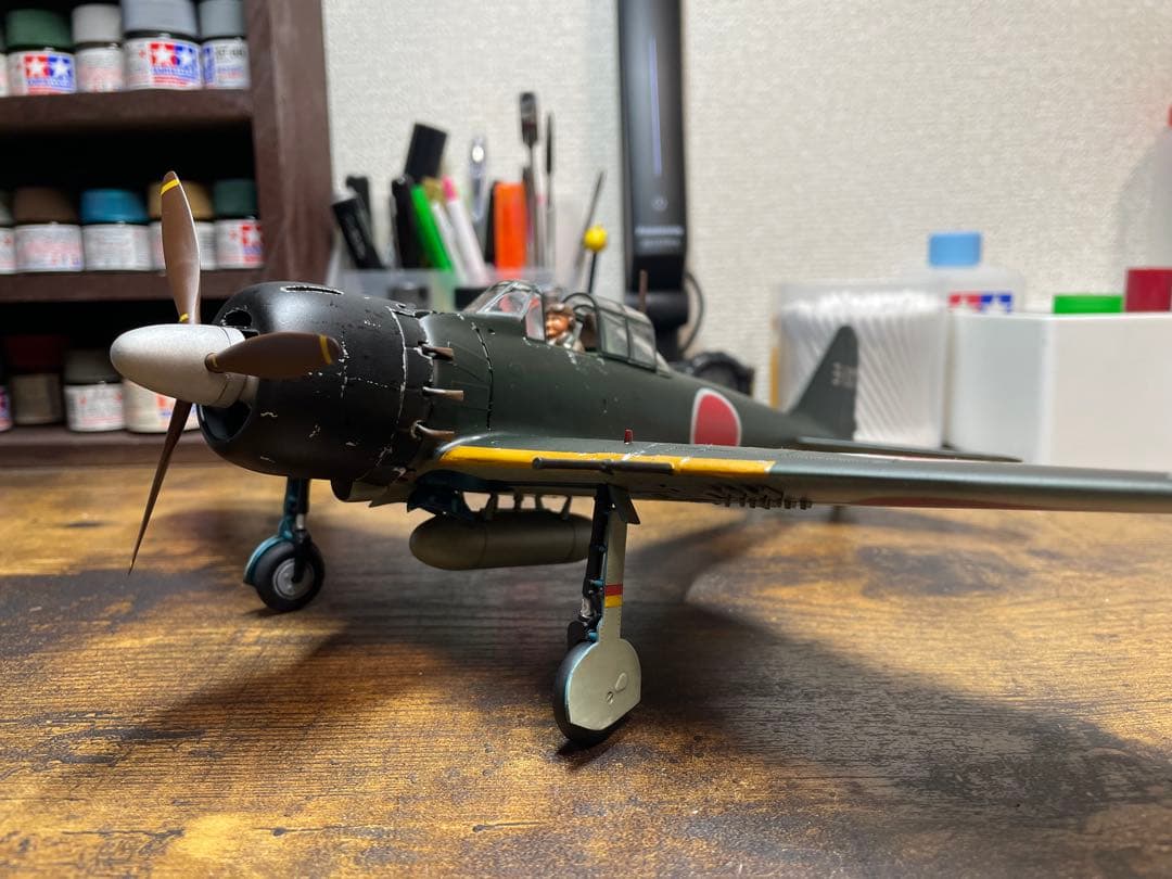 【s】ハセガワ 1/32零戦52型完成品