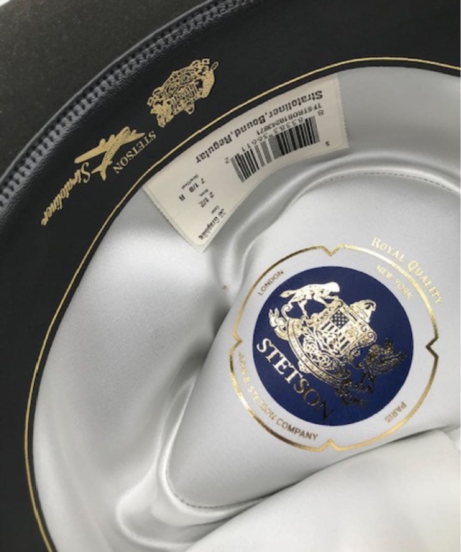 新品未使用　ステットソン　ストラトライナー　グレー　ハット