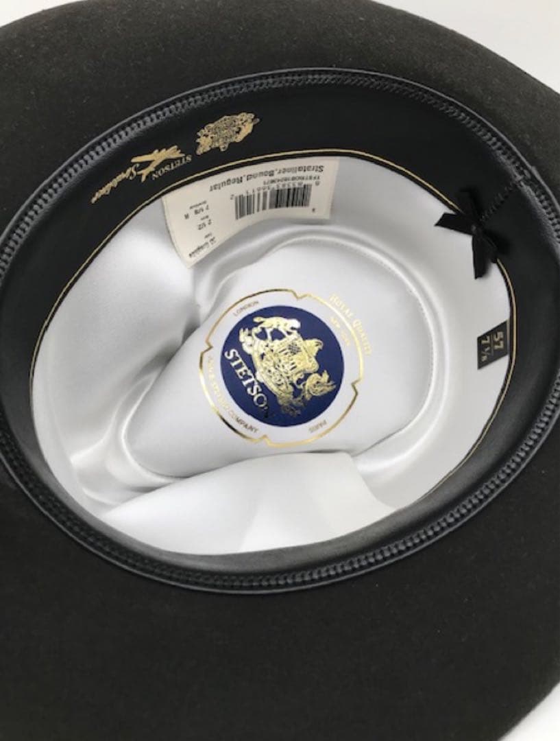 新品未使用　ステットソン　ストラトライナー　グレー　ハット