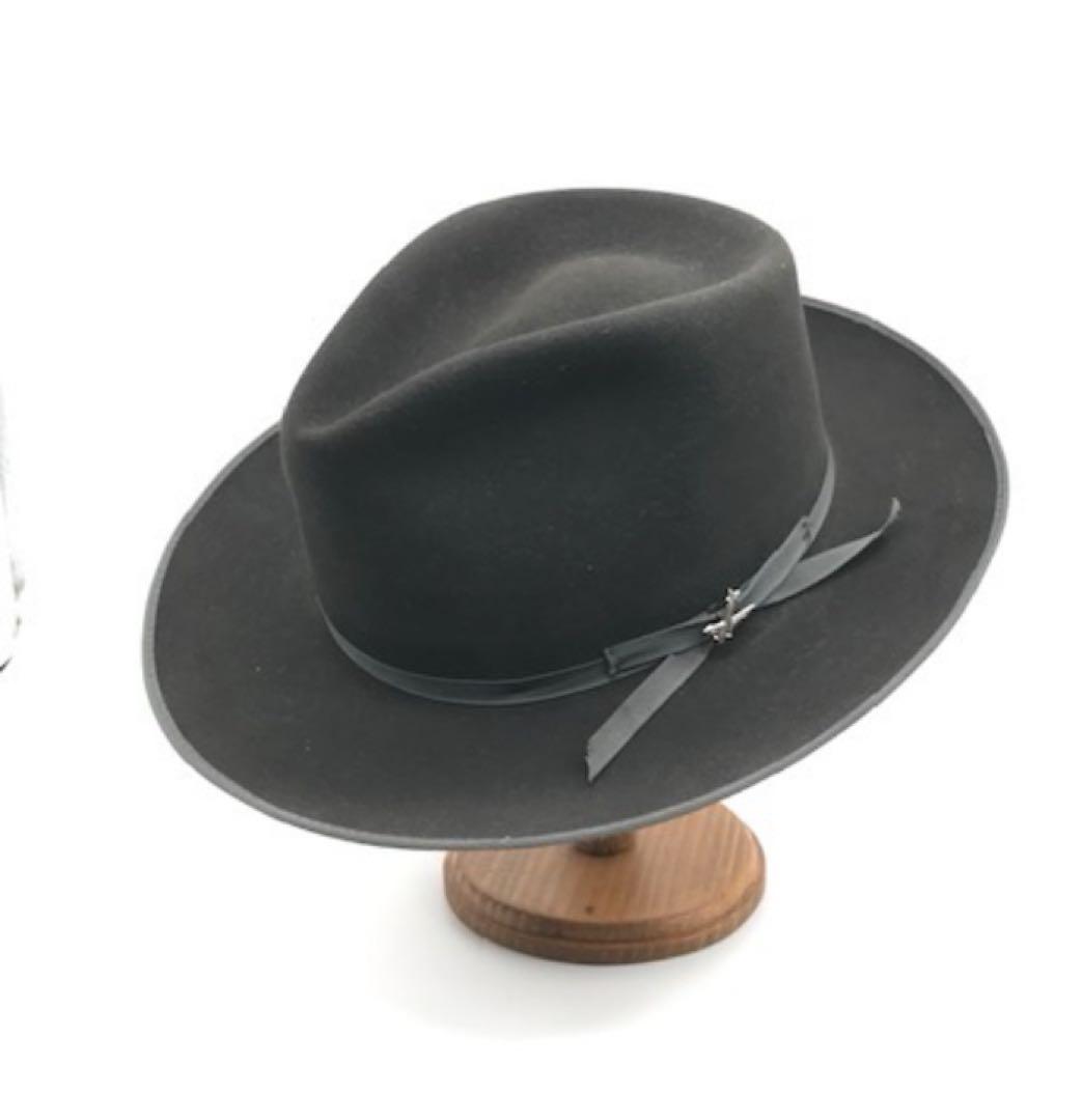 新品未使用　ステットソン　ストラトライナー　グレー　ハット