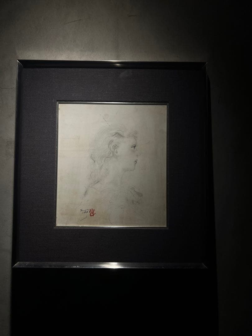 藤田嗣治 「横顔のマドレーヌ」 「少女」