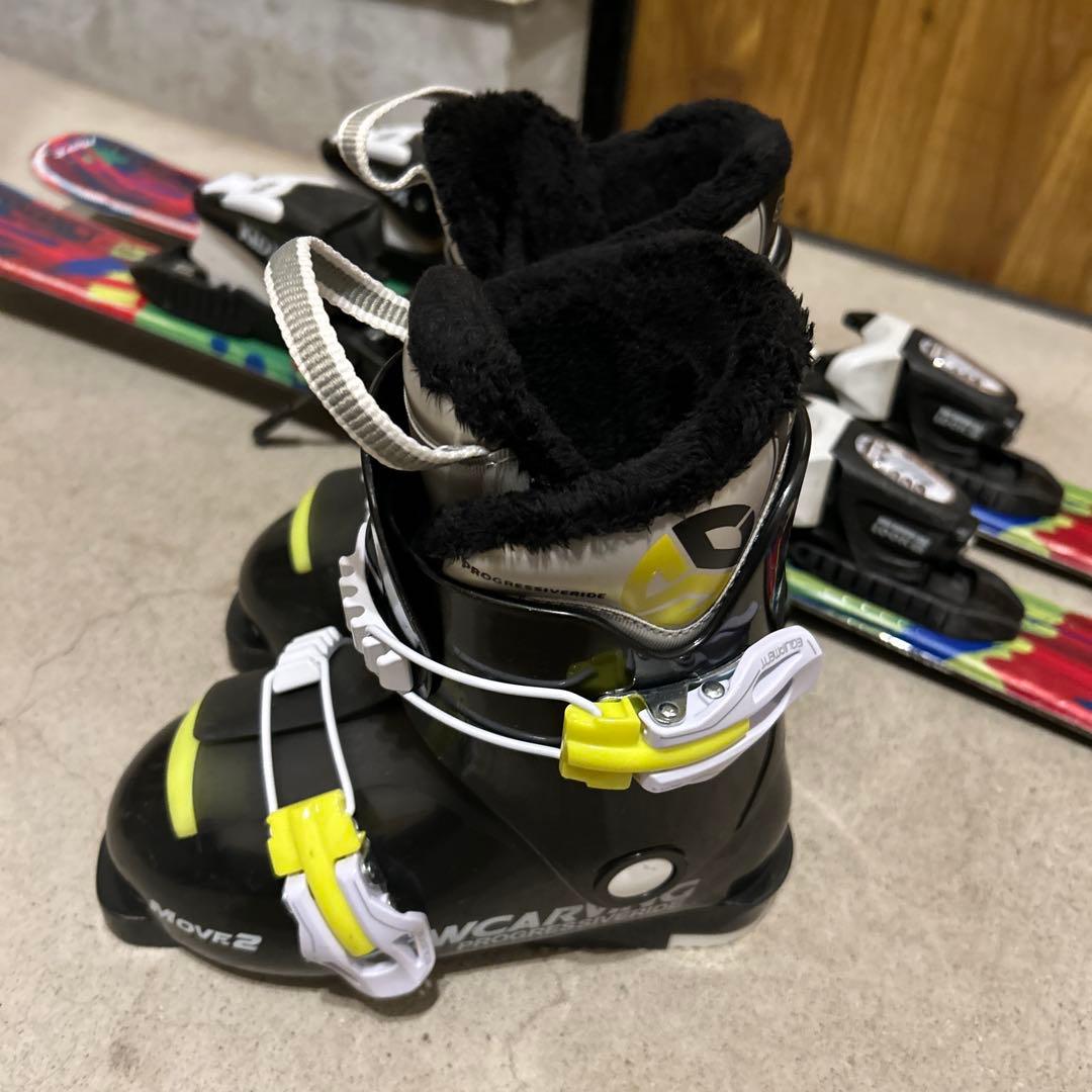 子供　スキーブーツ　スキー板90 95 ビンディングセット　18cmスキーセット