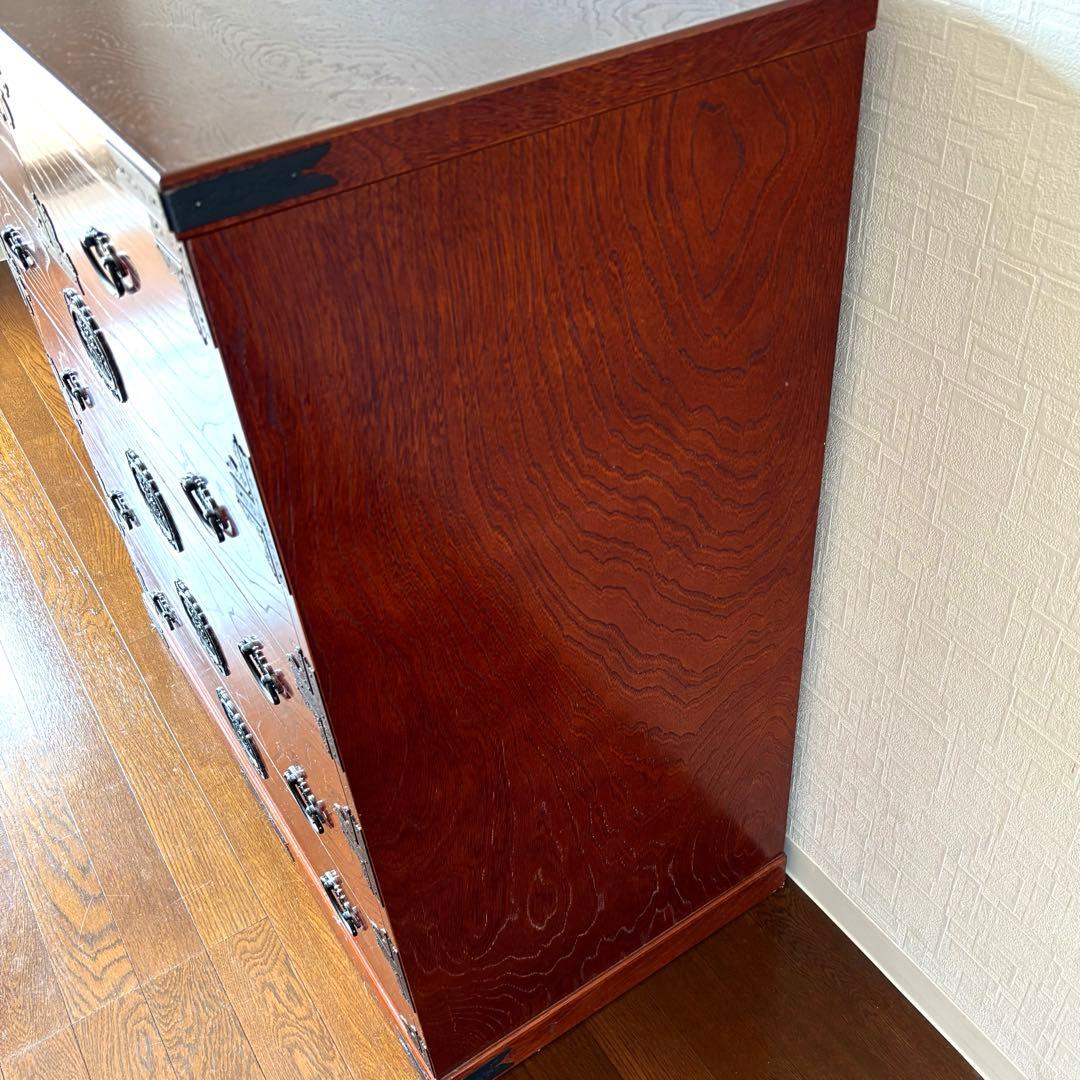 【希少】福島民芸 民芸家具　箪笥　和箪笥　整理タンス　アンティーク　けやき