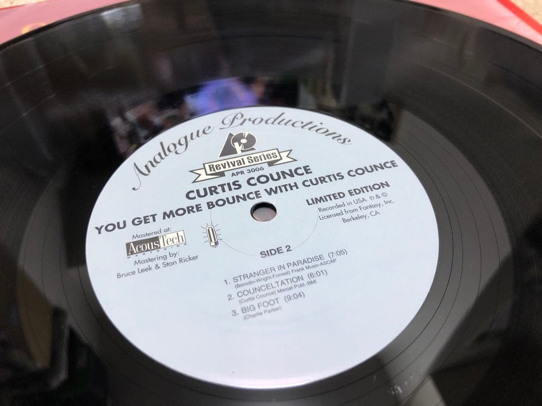 アナプロ Curtis Counce You Get More Bounce