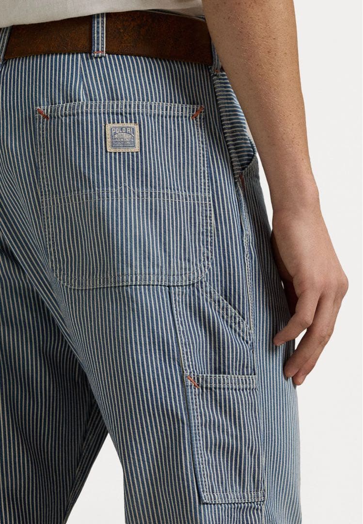 ポロラルフローレン　ヒッコリー　ペインターパンツ　34×32 Lサイズ