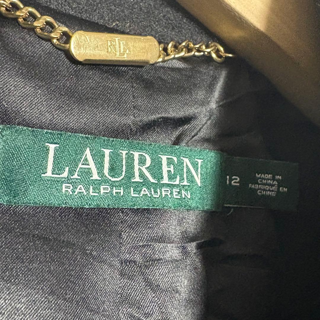 Ralph Lauren ✨金ボタン オフィサー ナポレオンコート　12　L