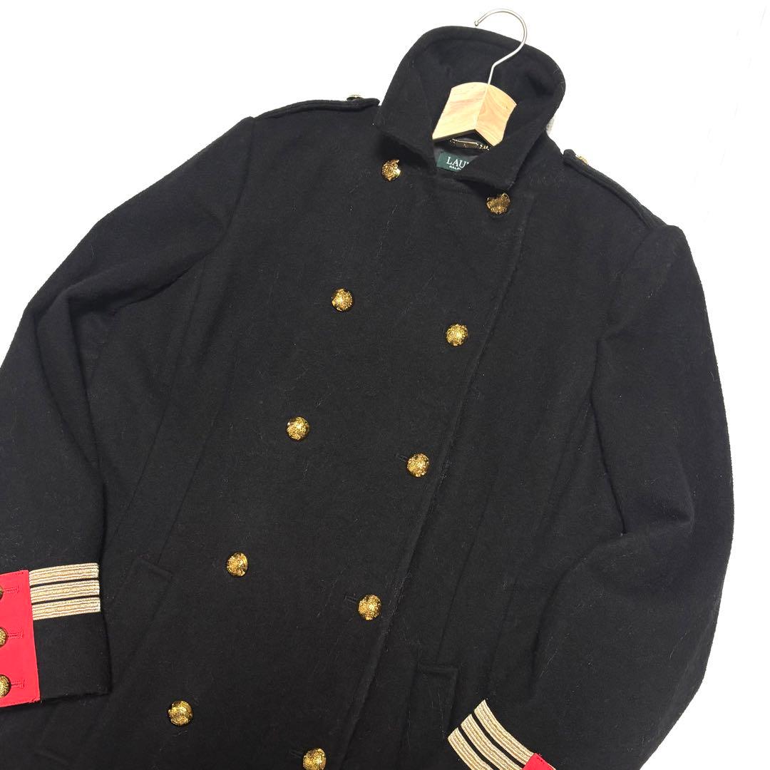 Ralph Lauren ✨金ボタン オフィサー ナポレオンコート　12　L