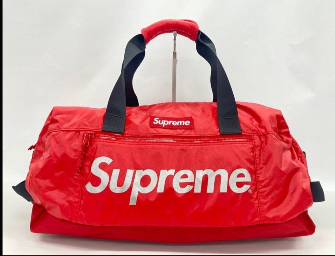 Supreme シュプリーム　17AW/Duffle Bagボストンバッグレッド