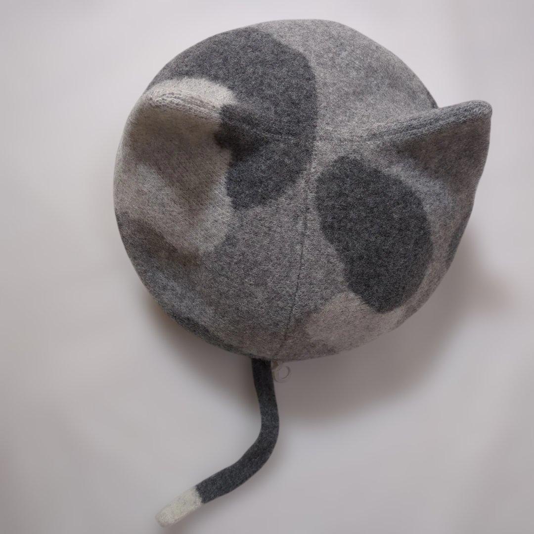 ★タグ付き未使用★Dodge ダッチ★猫耳帽子★ネコ耳しっぽ付き★フリーサイズ★