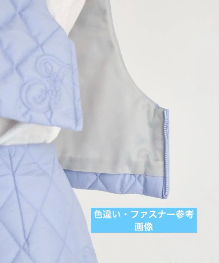 【crinkle】※レア※幻のイニシャルキルトベスト　イエロー　キルティング