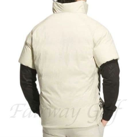 adidas GOLF アノラック半袖ダウンジャケット