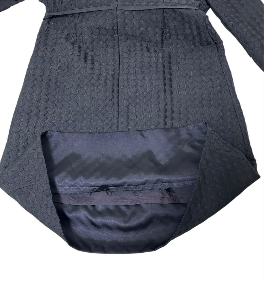 【極美品】アクアスキュータム　フォーマル　セットアップ　ワンピース　黒　ブラック