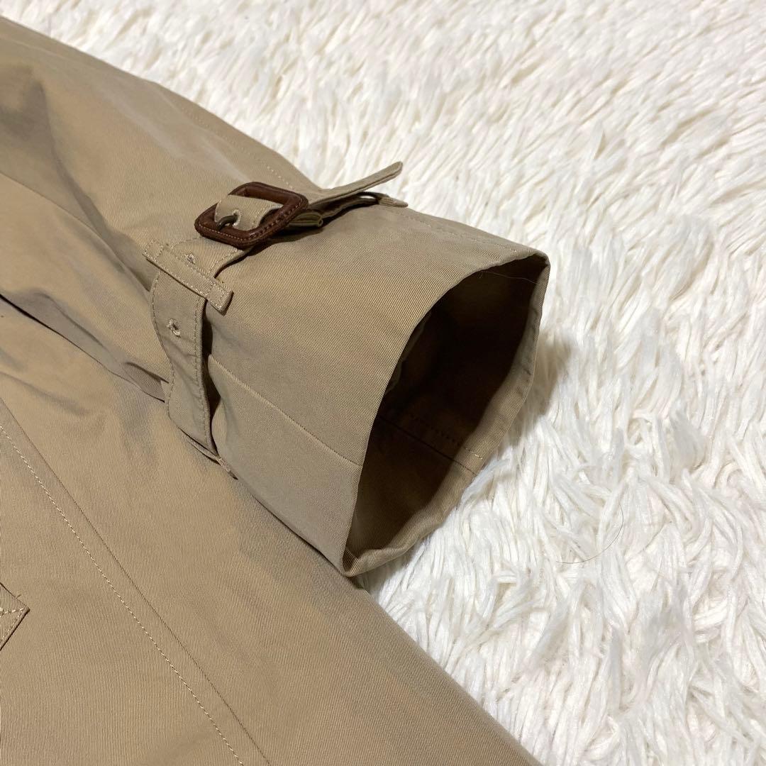 美品　バーバリーロンドン　トレンチコート　ベルト　ノバチェック　ハニーベージュ