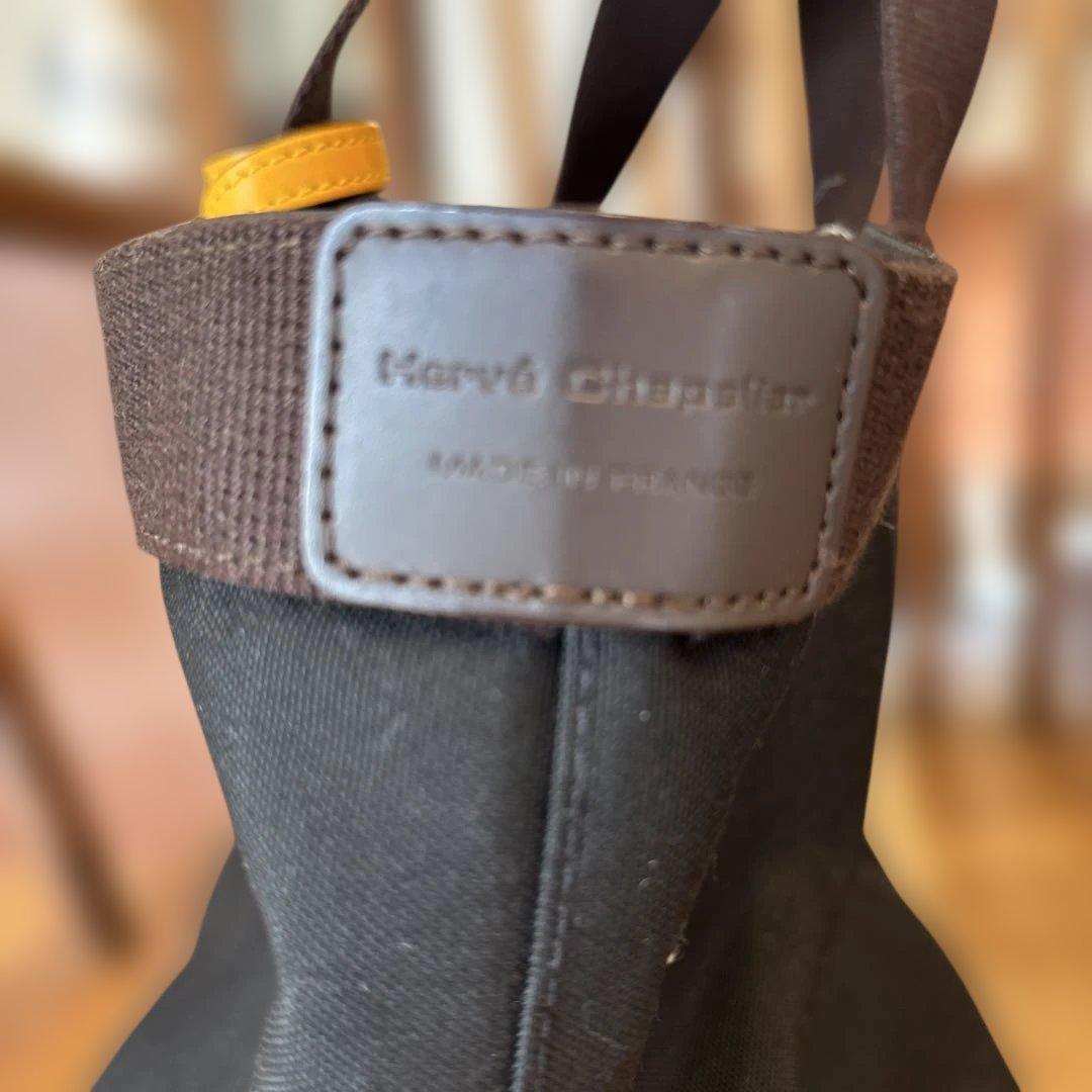 エルベシャプリエ　舟型トート　707Ｃ　ブラック