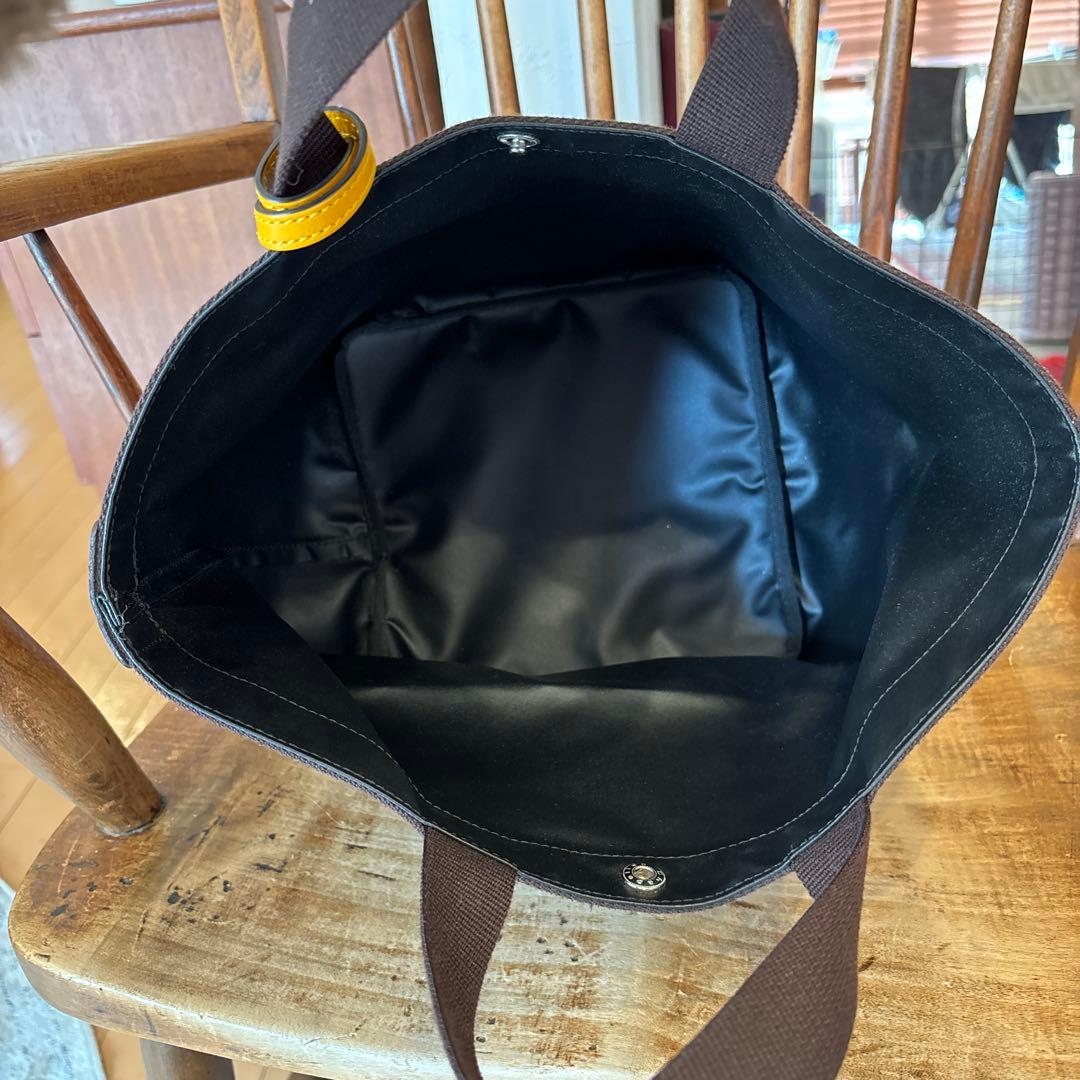 エルベシャプリエ　舟型トート　707Ｃ　ブラック