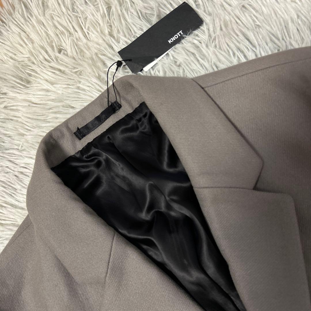 【新品】KNOTT MEN ノットメン メルトン チェスターコート 1サイズ