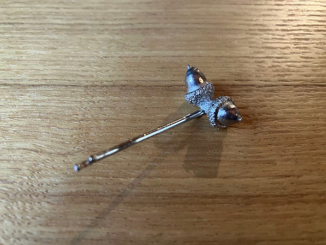 未使用品　ミナペルホネン　donguri どんぐり　ヘアピン　2ヶセットで