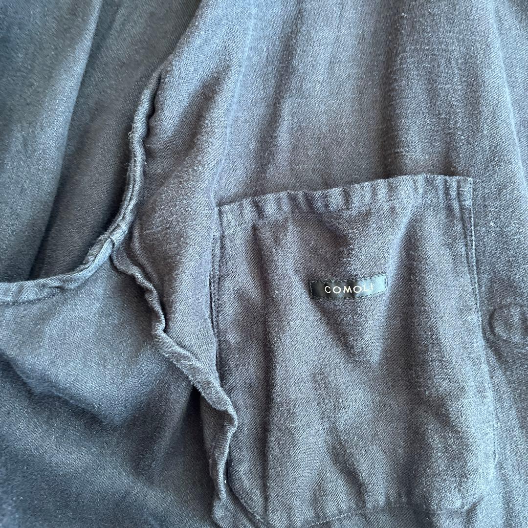 comoli 18ss リネン起毛スタンドカラージャケット　サイズ3