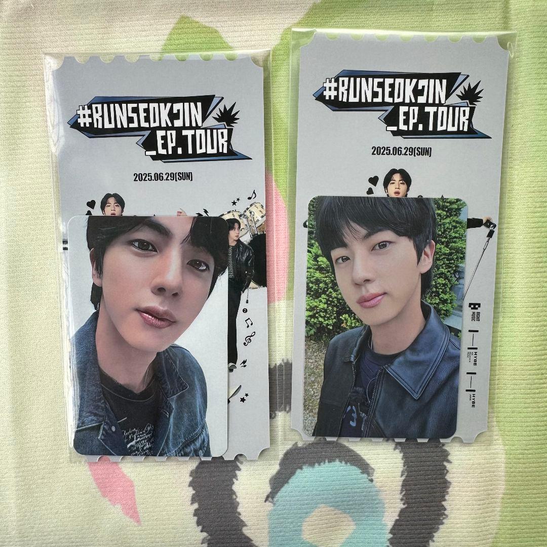 BTS 6.29 RUNSEOKJIN_EP.TOUR トレカ ジン 2枚
