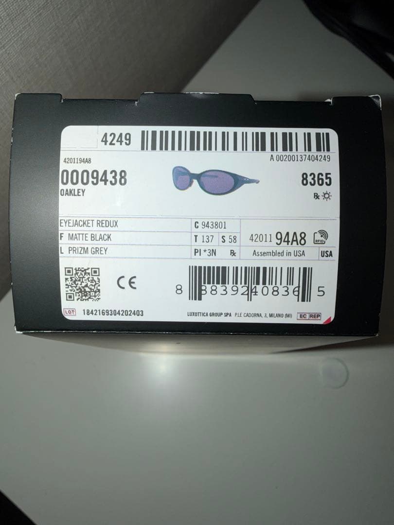 小物 oakley eye jacket redux prizm grey