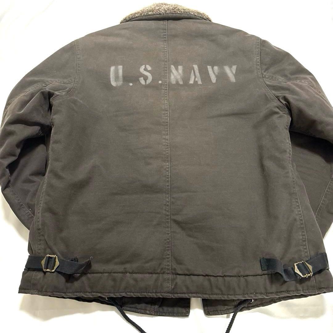 AVIREX ミリタリー N-1 デッキ ジャケット ボア M キルティング