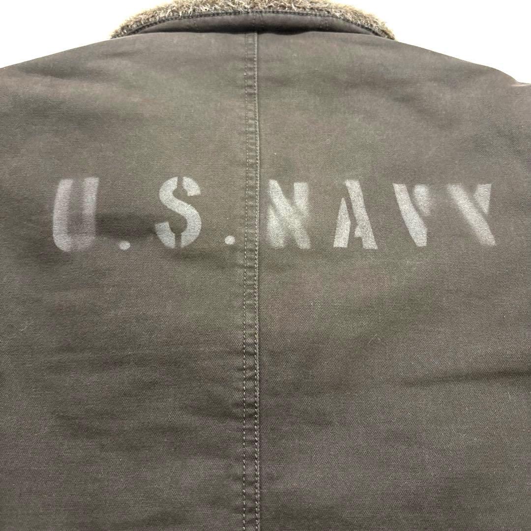 AVIREX ミリタリー N-1 デッキ ジャケット ボア M キルティング