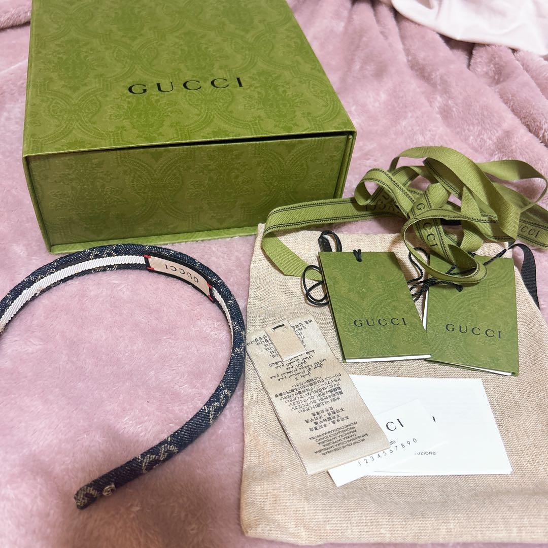 GUCCI♡デニムカチューシャ