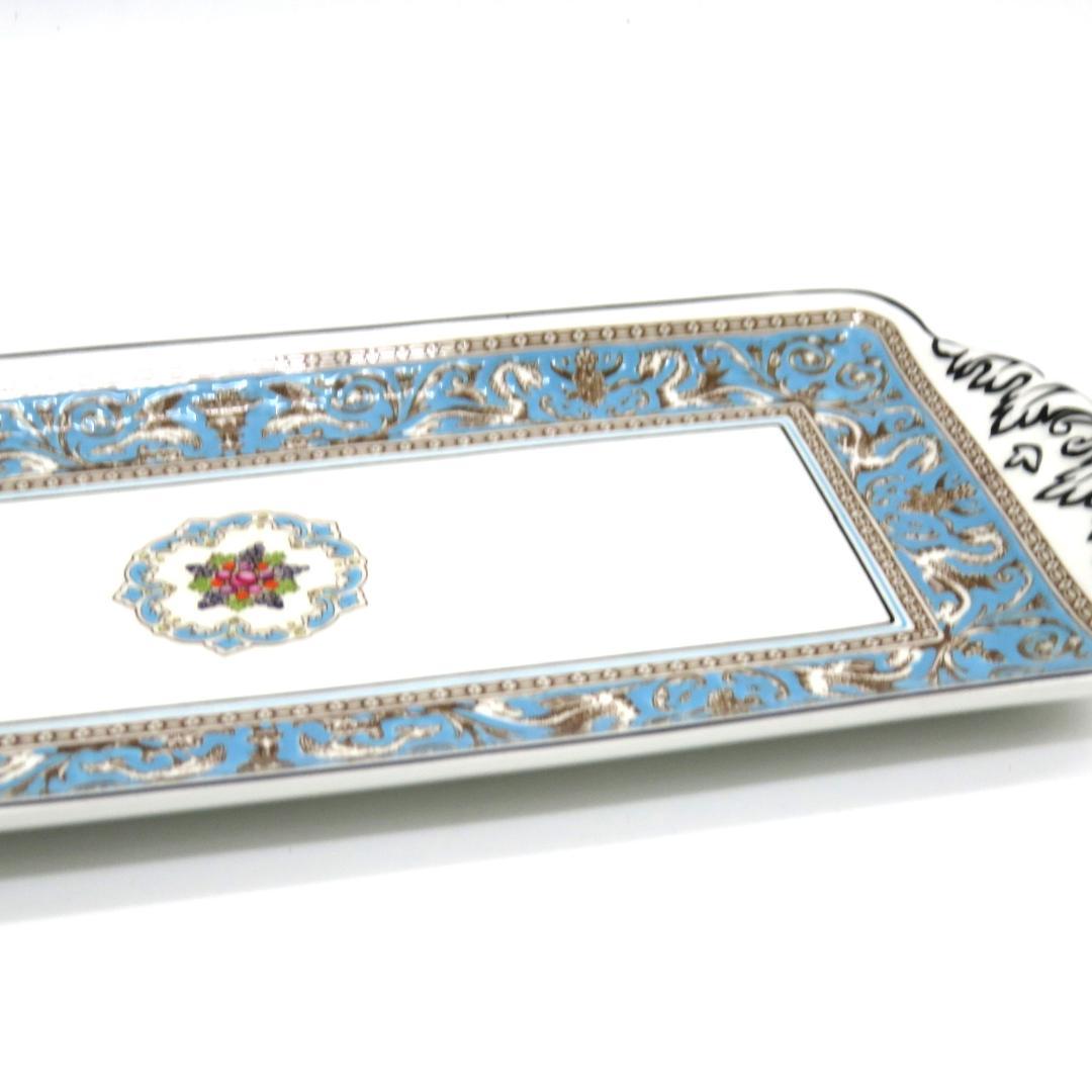  ウェッジウッド フロレンティーン ターコイズ サンドイッチ皿