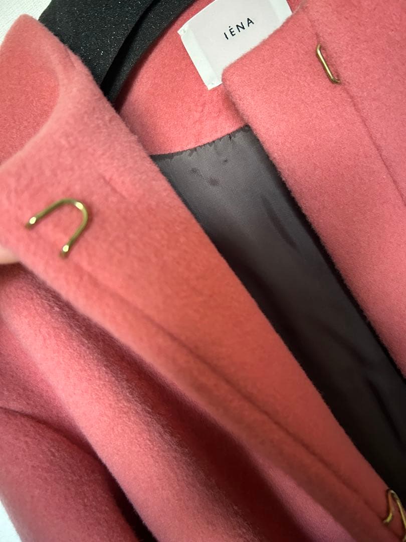 JASMINE【新品】イエナノーカラーコート ピンク 38