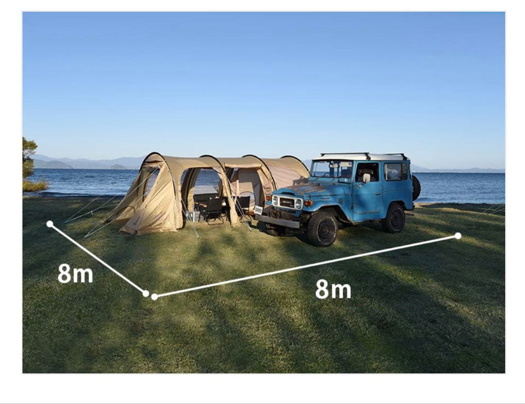 【美品】DODカマボコテント 3M カママット　カマシールド付き