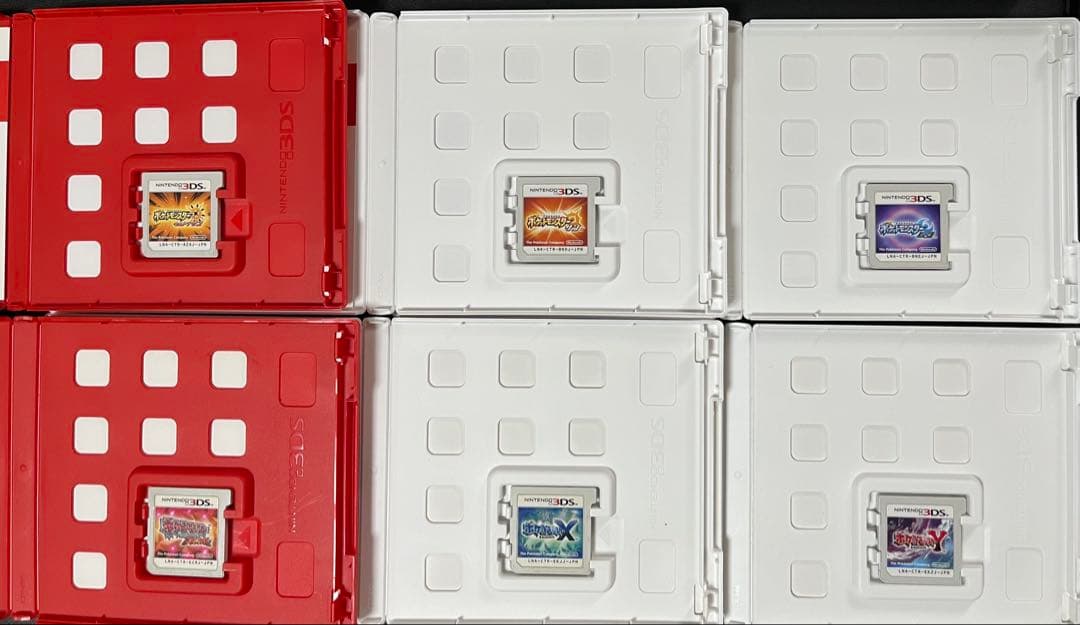 【動作確認済】ポケモンソフト 6本セット （3DSまとめ売り）
