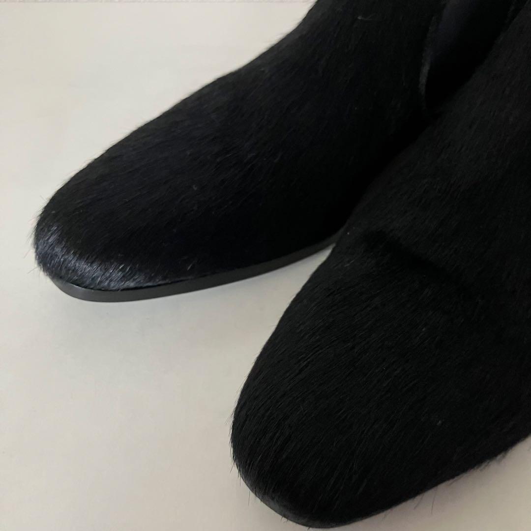 lad musician ハラコ レザーブーツ 美品 アーカイブ archive