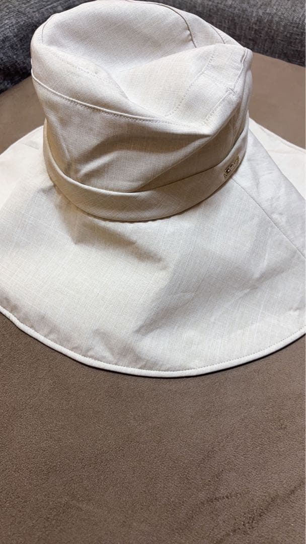 ロサブラン　ワイドブリムハット 100%完全遮光 ダンガリーベージュ