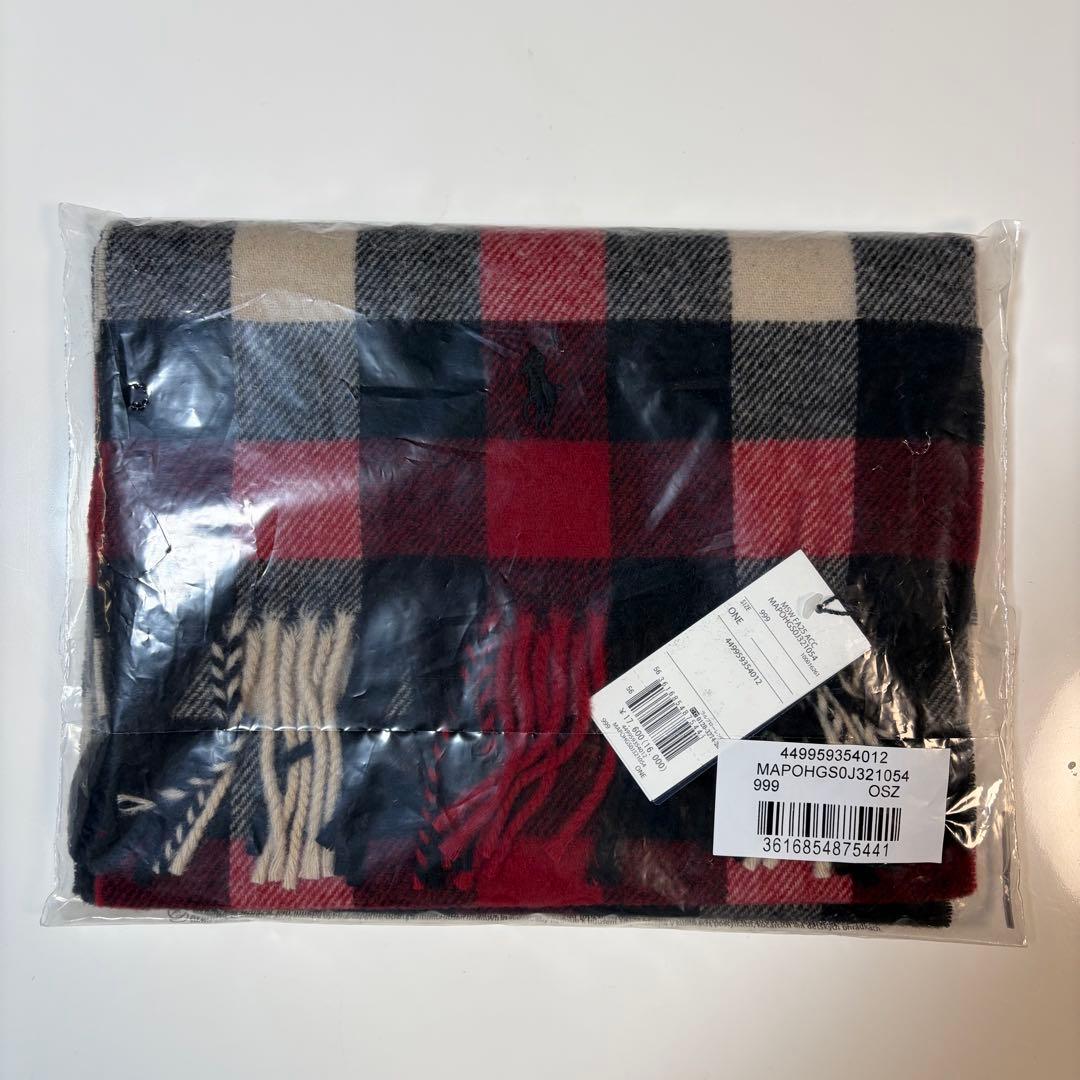 【新品未使用未開封】ラルフローレン マフラー チェック柄