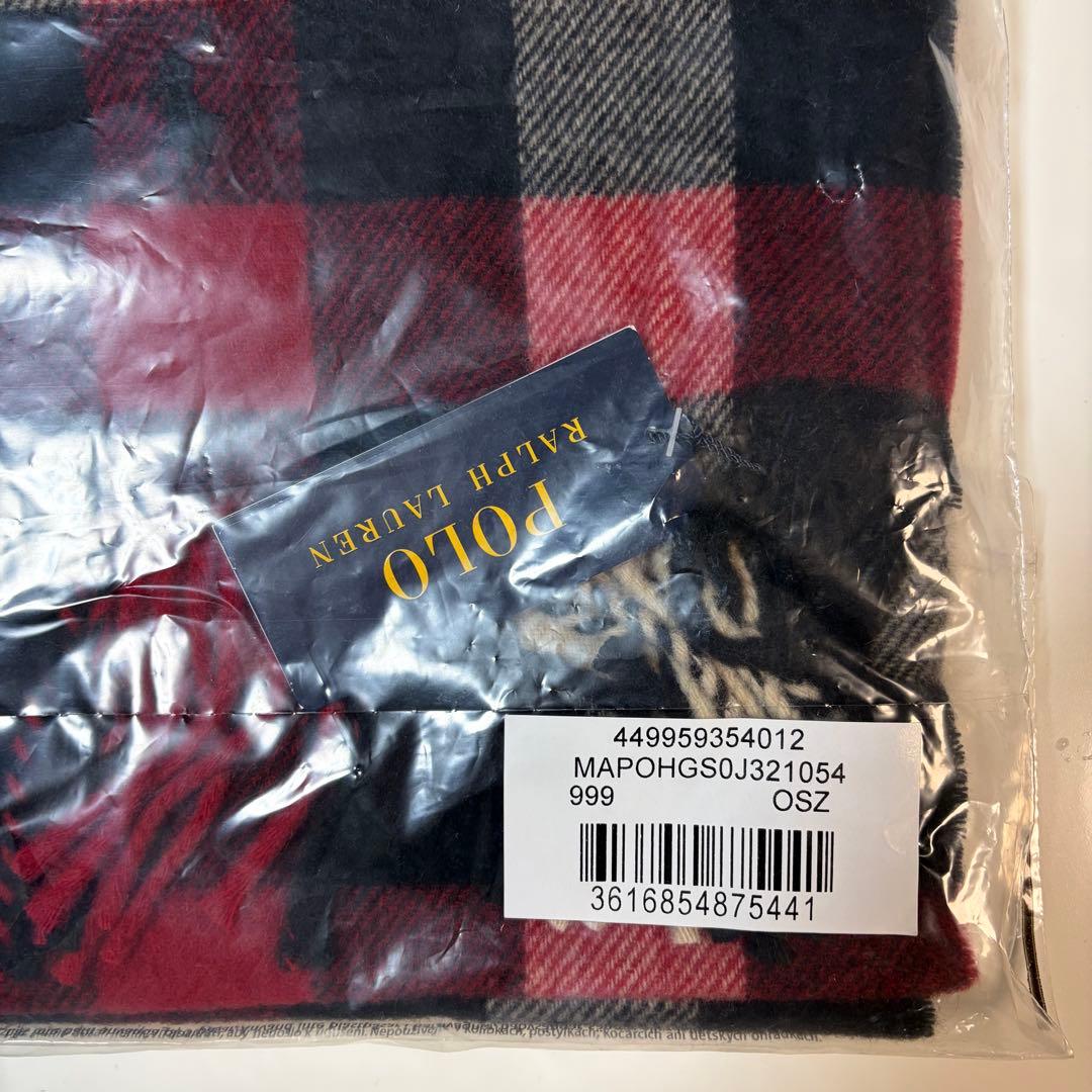 【新品未使用未開封】ラルフローレン マフラー チェック柄