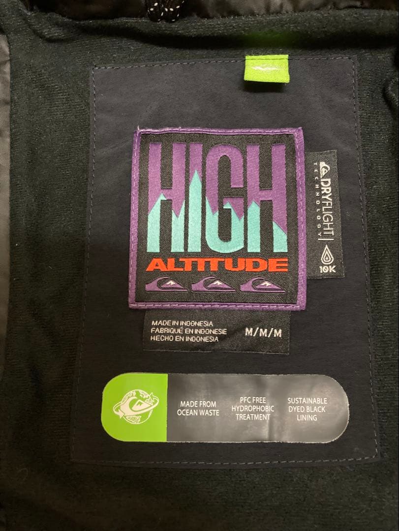 22-23 QUIKSILVER クイックシルバー ウェア上下セット ML