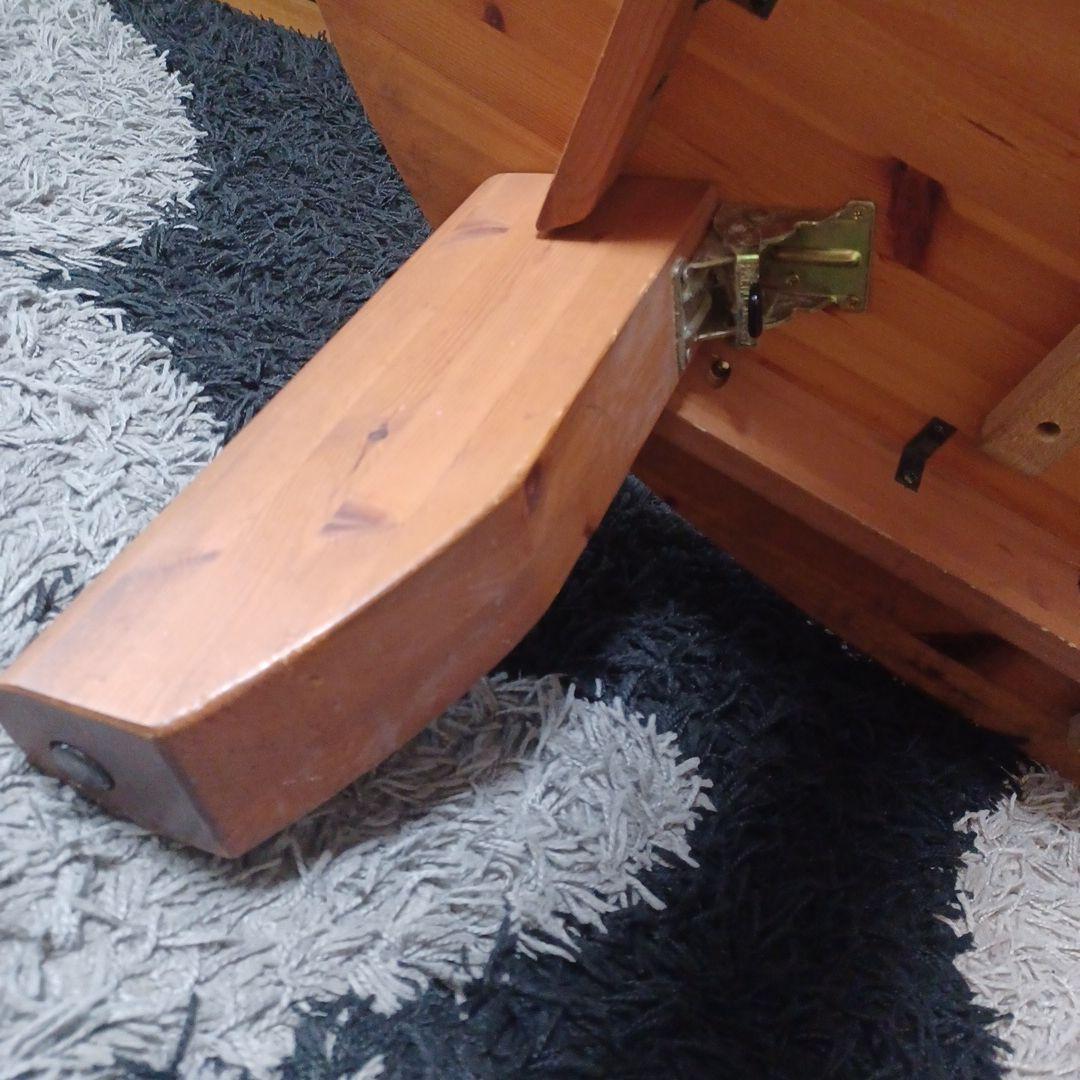 専用 木製楕円形座卓 1200x800x350mm