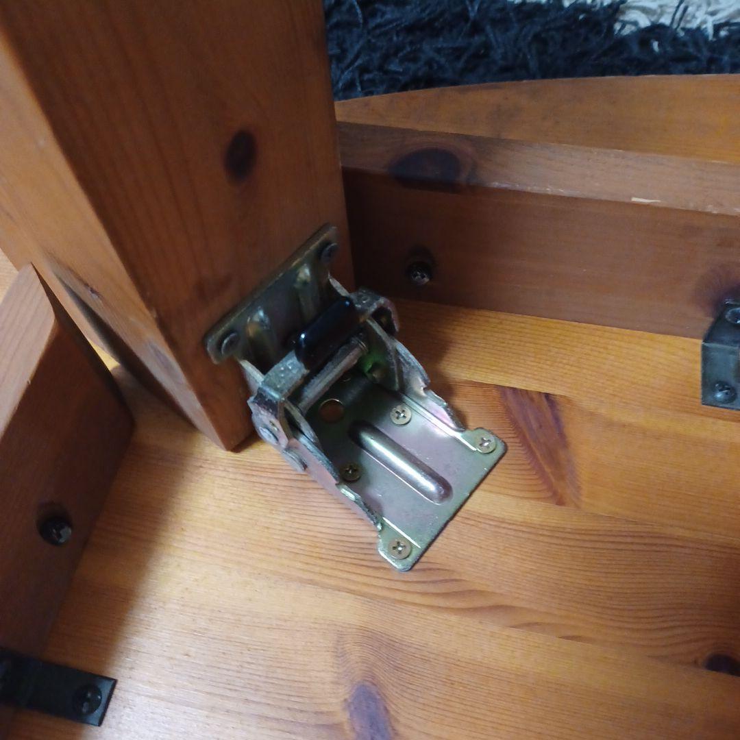 専用 木製楕円形座卓 1200x800x350mm