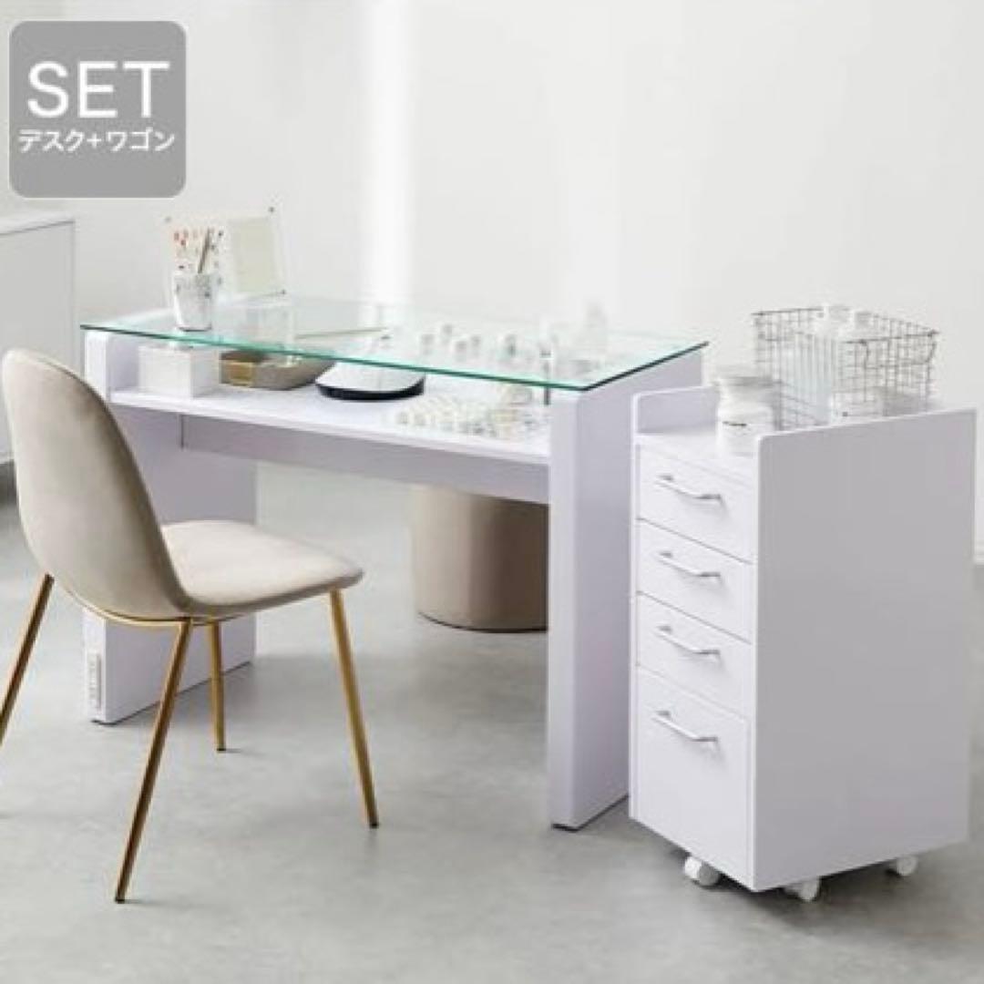 【送料込み】 LOWYA ネイルデスク